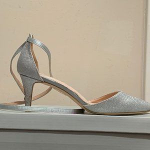 Silver Glittery Heels